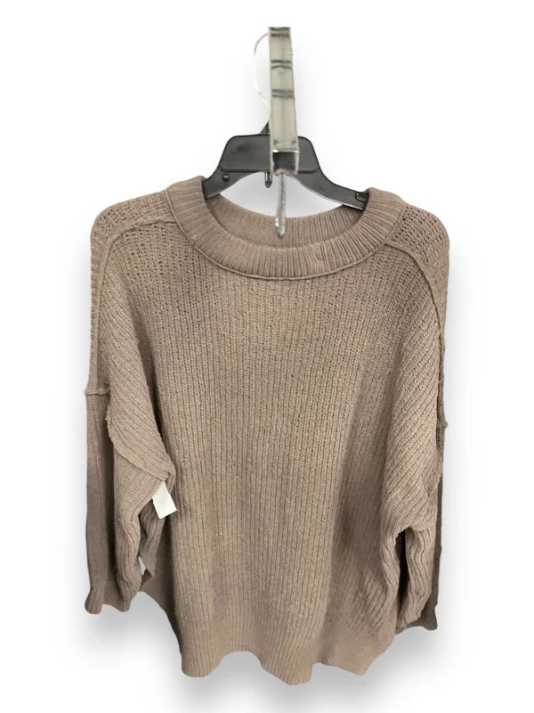 Sweater By Aerie In Brown, Size: L