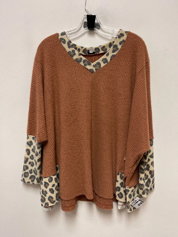 Sweater By White Birch In Brown, Size: S