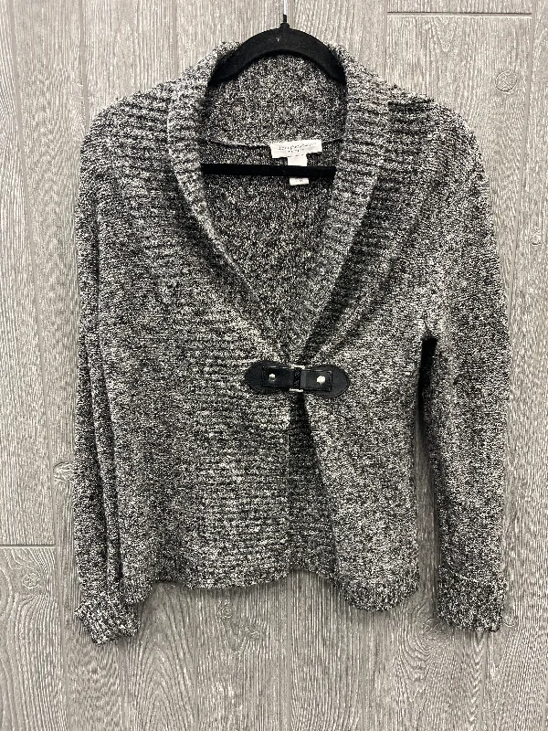 Sweater By Christopher And Banks In Grey, Size: Mp