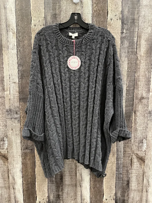 Sweater By Umgee In Grey, Size: L