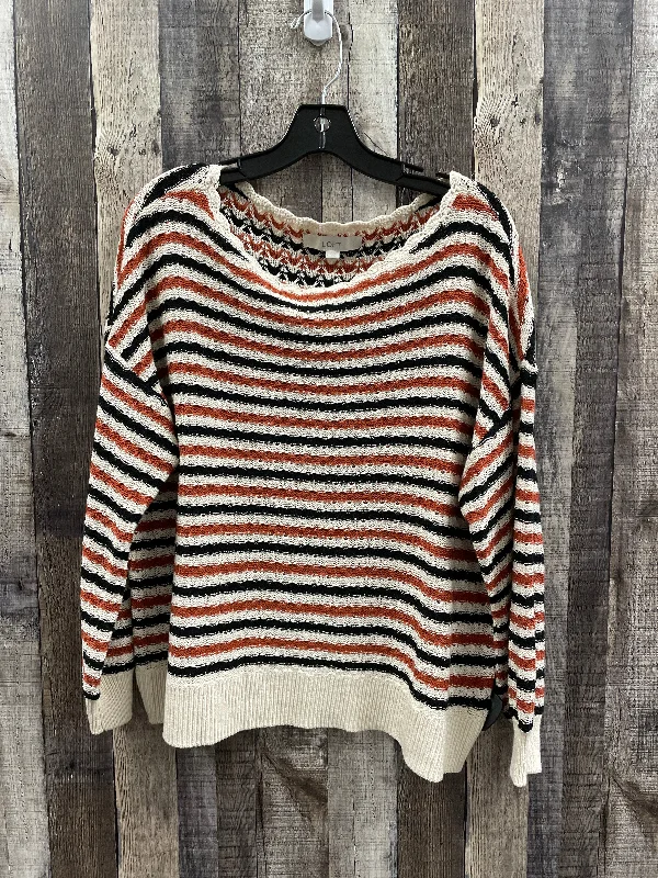 Sweater By Loft In Multi-colored, Size: L