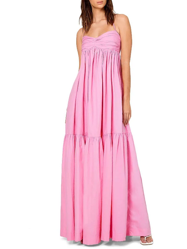 Womens Halter Long Maxi Dress