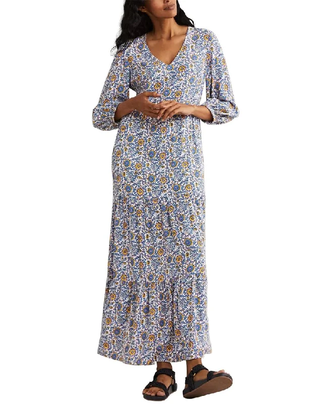 Boden Blouson Sleeve Maxi Dress