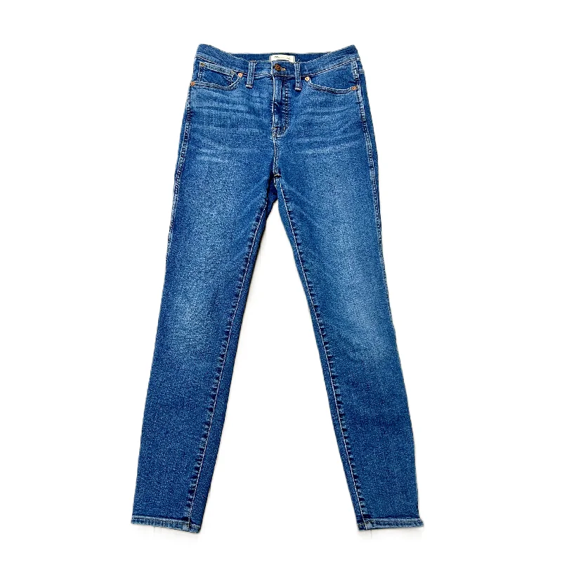 Jeans Skinny By Madewell In Blue Denim, Size: 6