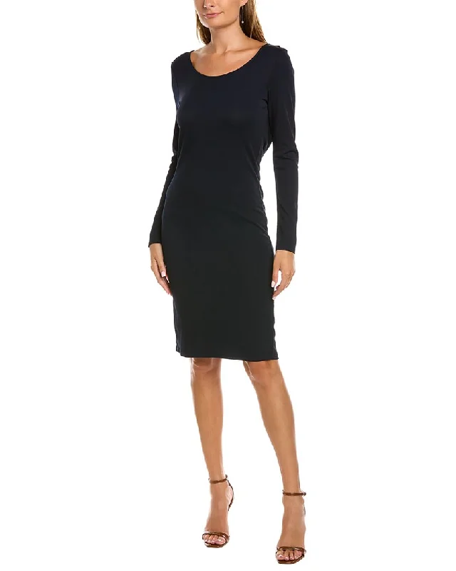 Josie Natori Drape Back Midi Dress