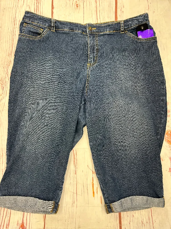 Capris By Croft And Barrow In Denim, Size: 18