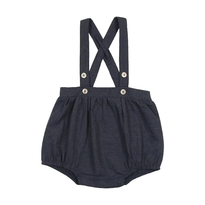 Analogie Suspender Bubble Bloomers - Off Navy