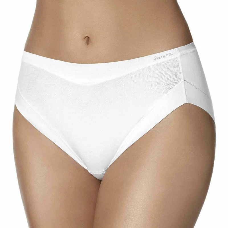 Janira Brislip Cotton Band Knickers In Black or Nude or White