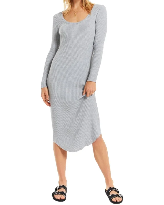 Z SUPPLY Zoey Waffle Midi Dress