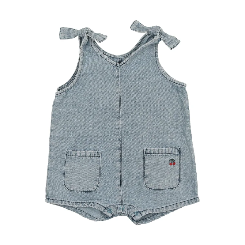 Analogie Stonewash Girls Romper - Stonewash