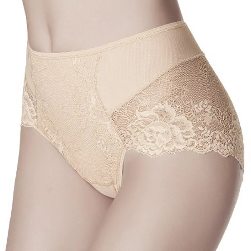 Janira Carey Greta Microfiber Lace Knickers In Black or Nude or White