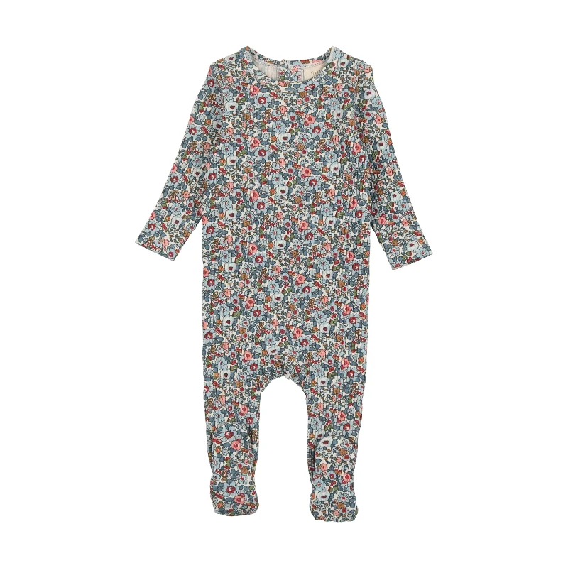 Lil Legs Footie - Multicolor Floral