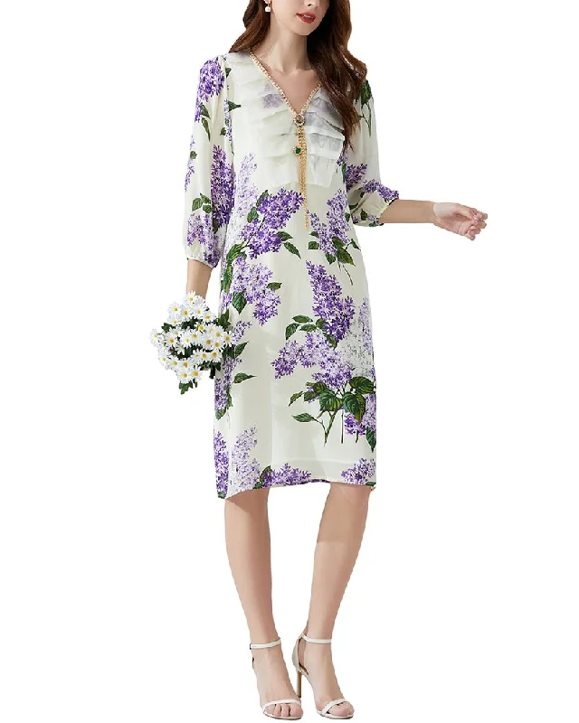 BURRYCO Silk Midi Dress