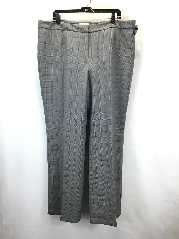 Pants Dress By Le Suit In Black & White, Size: 18