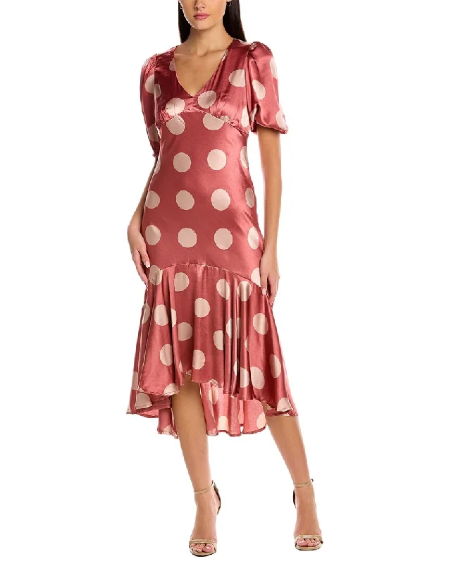 Taylor Polka Dot Midi Dress