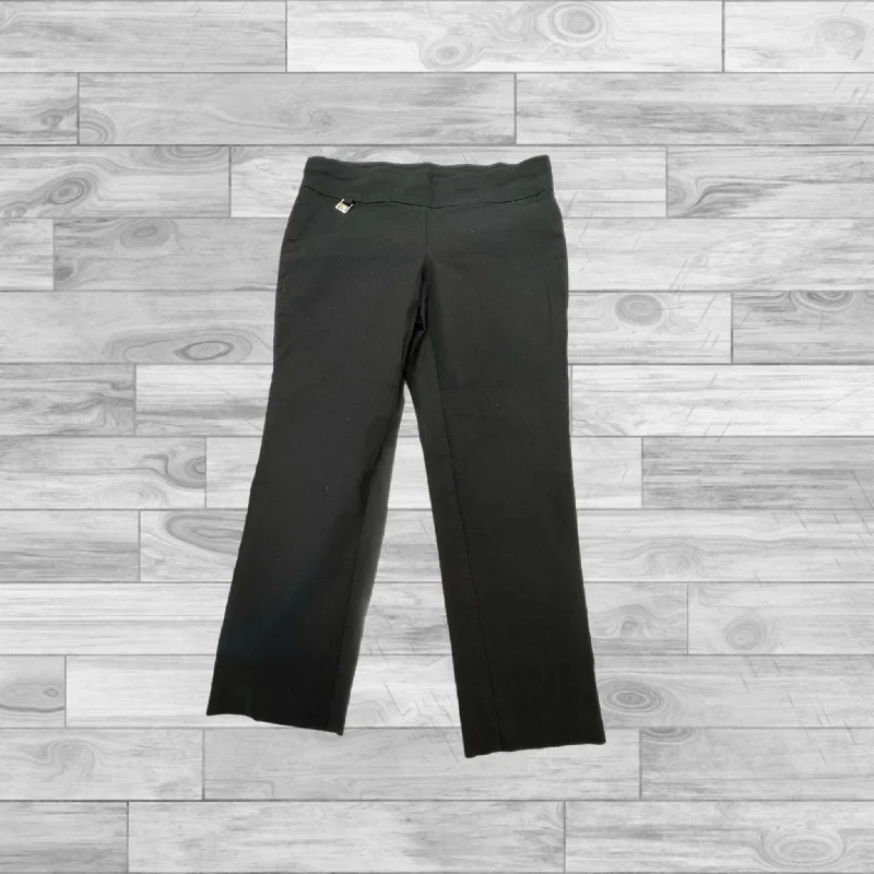 Capris By Rafaella In Black, Size: 8