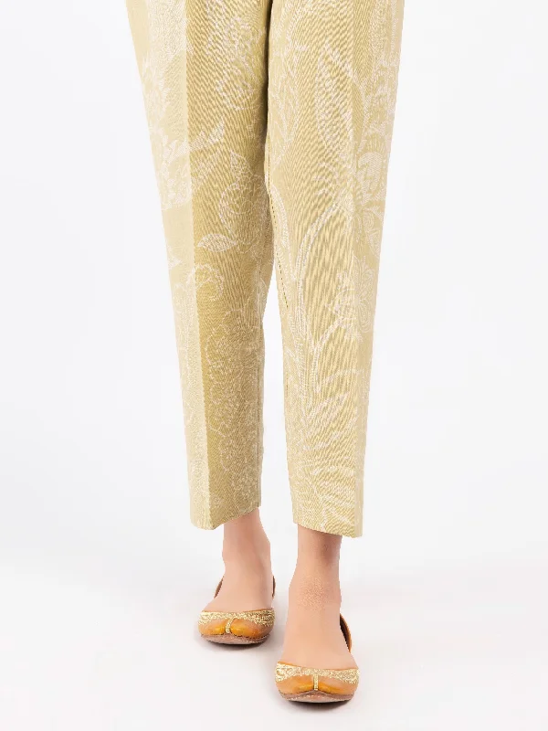 Printed Khaddar Trousers