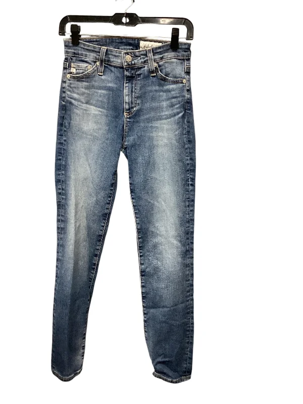 Jeans Skinny By Ag Jeans In Blue, Size: 2