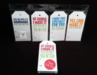 Big Humorous Garment Tags