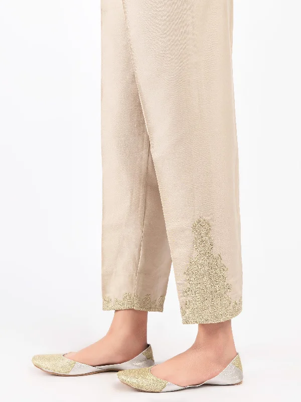 Embellished Winter Cotton Trousers