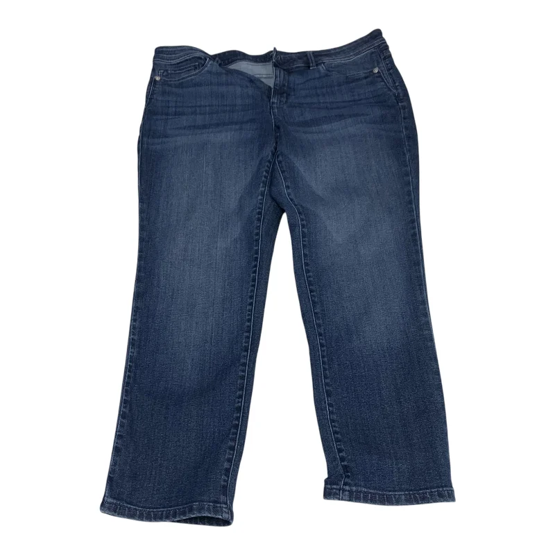 Jeans Skinny By J. Jill In Blue Denim, Size: 12p