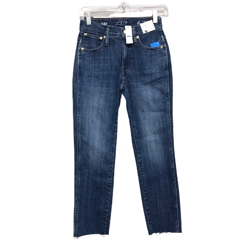 Jeans Skinny By J. Crew In Blue Denim, Size: 0p