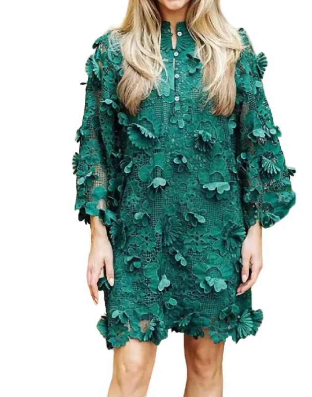 Seraphina Mini Dress In Green