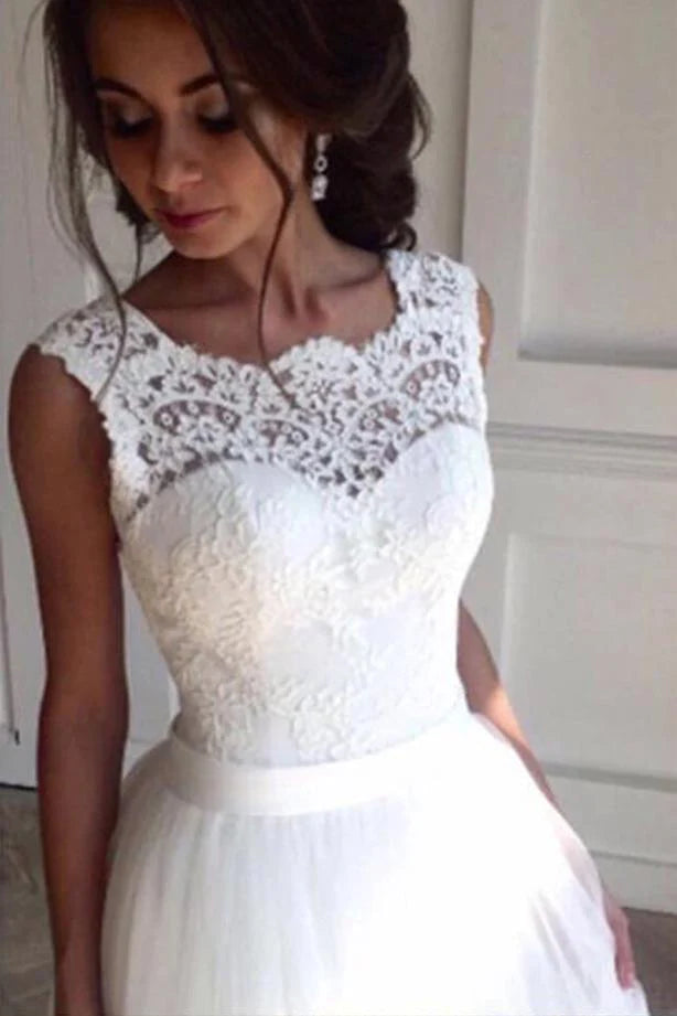 A-line Wedding Dress High Waist Wedding Dress Fashion Wedding Dresses