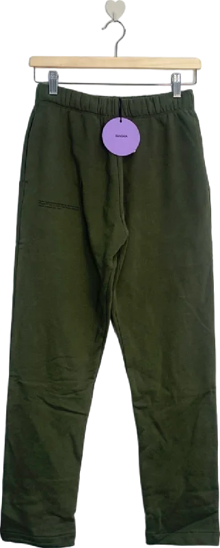 PANGAIA Rosemary Green Organic Cotton Slim Leg Track Pants XS